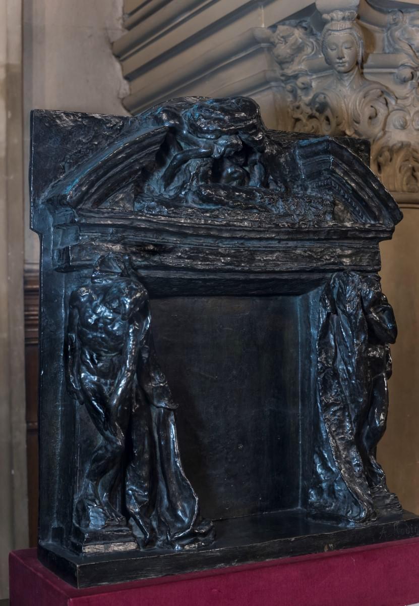 Boca de chimenea para el Palacio Errázuriz Alvear proyectada por Auguste Rodin.