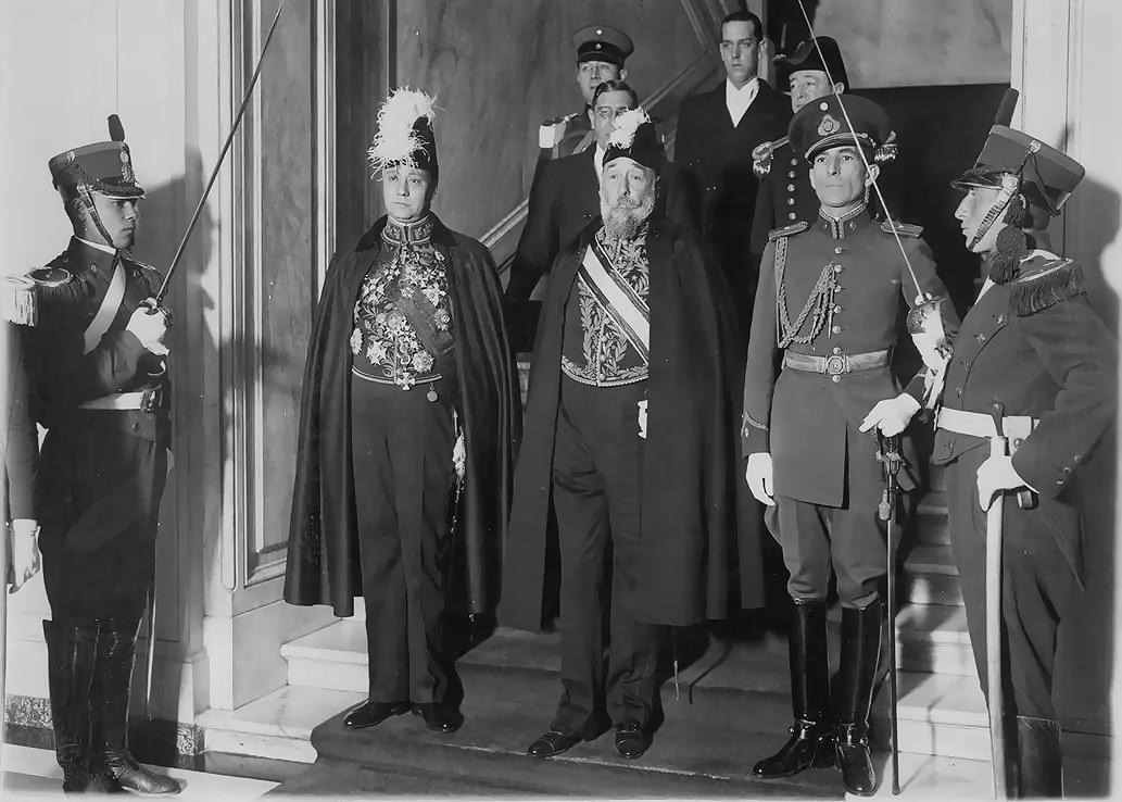 Asunción de Matías Errázuriz como Embajador de Chile en la Argentina, 1931.