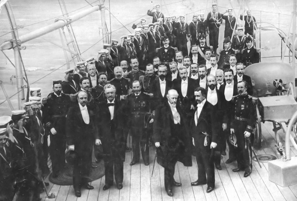Julio Argentino Roca y Federico Errázuriz, 1899.