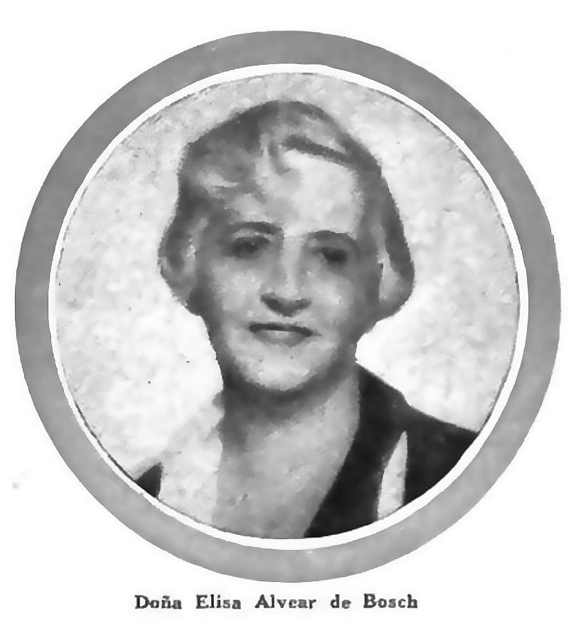 Doña Elisa Alvear de Bosch.