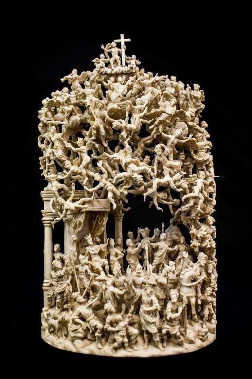 La caída de Simón el Mago, Nápoles s. XVII (colección MNAD).