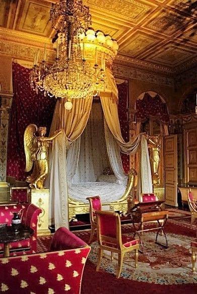 Dormitorio de Josefina en el Chateu Rueil-Malmaison.