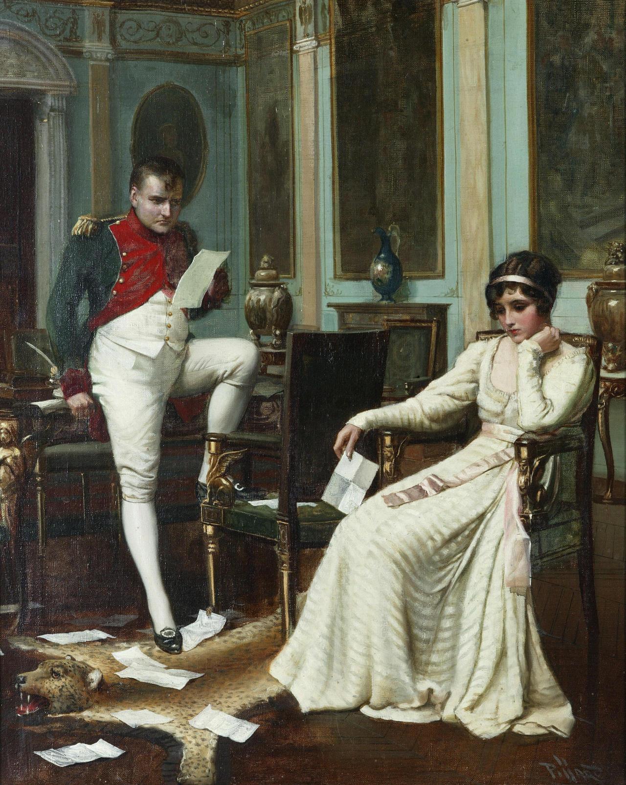 Napoléon y Josefina, retratados por Harld. H. Piffard.