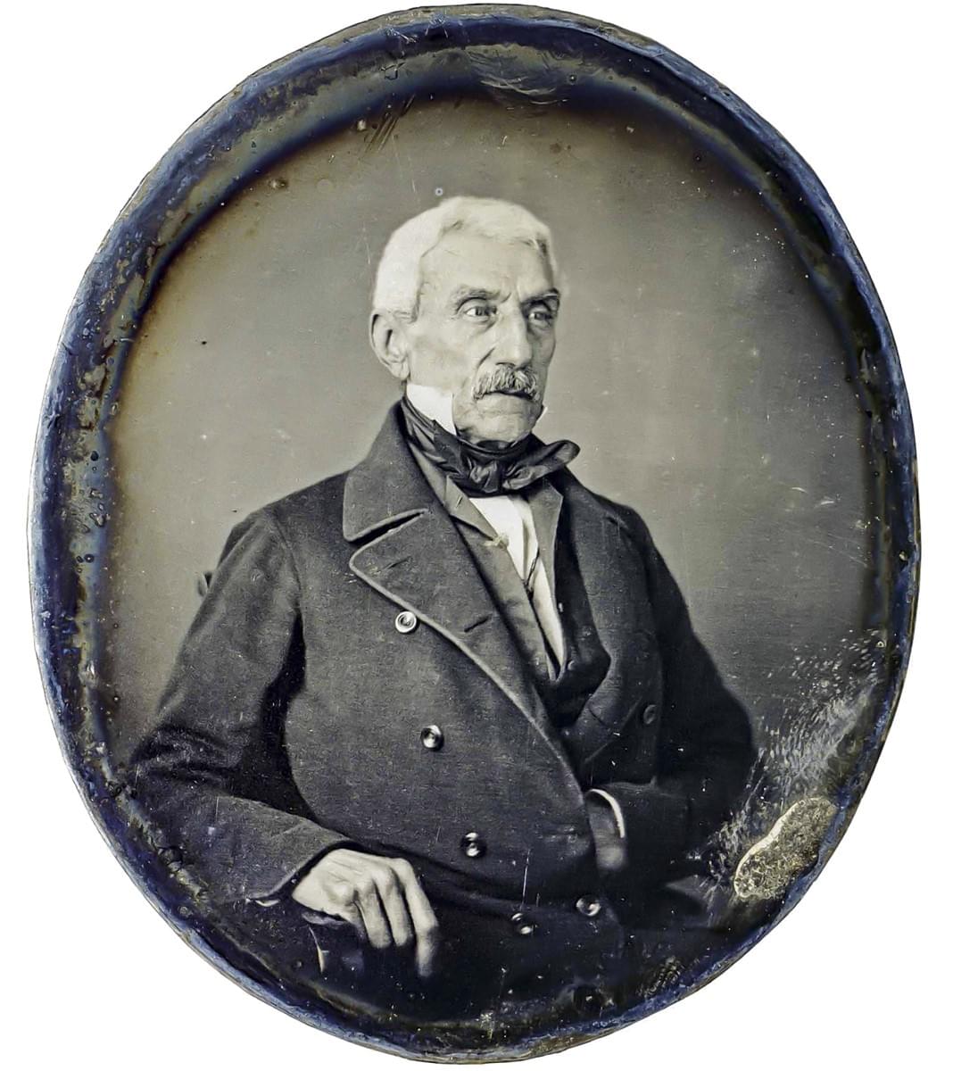 Daguerrotipo de José de San Martín.